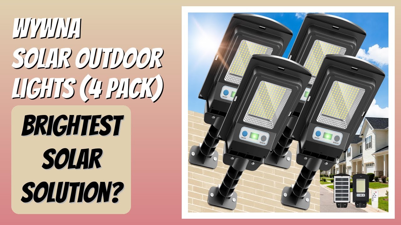 REVIEW (2026): WYWNA Solar Outdoor Lights (4 Pack). Features