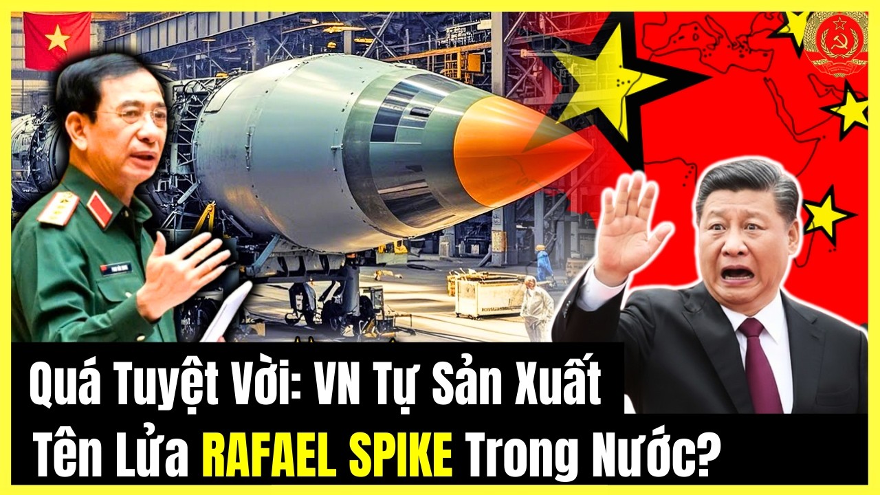 Quá Tuyệt Vời: VN Tự Sản Xuất Tên Lửa RAFAEL SPIKE Trong Nước?