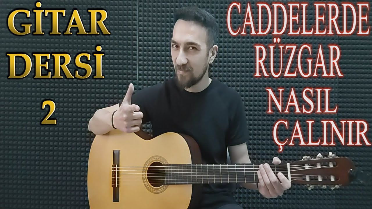 Gitar Dersi 2 - Folk Ritm ile Caddelerde Rüzgar Nasıl Kolay Çalınır ve Söylenir | Ahmet Aday