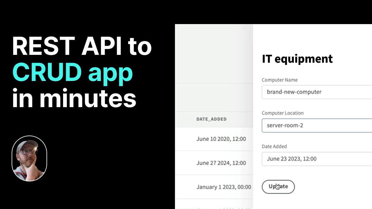 From REST API to CRUD app in minutes | Budibase | REST API