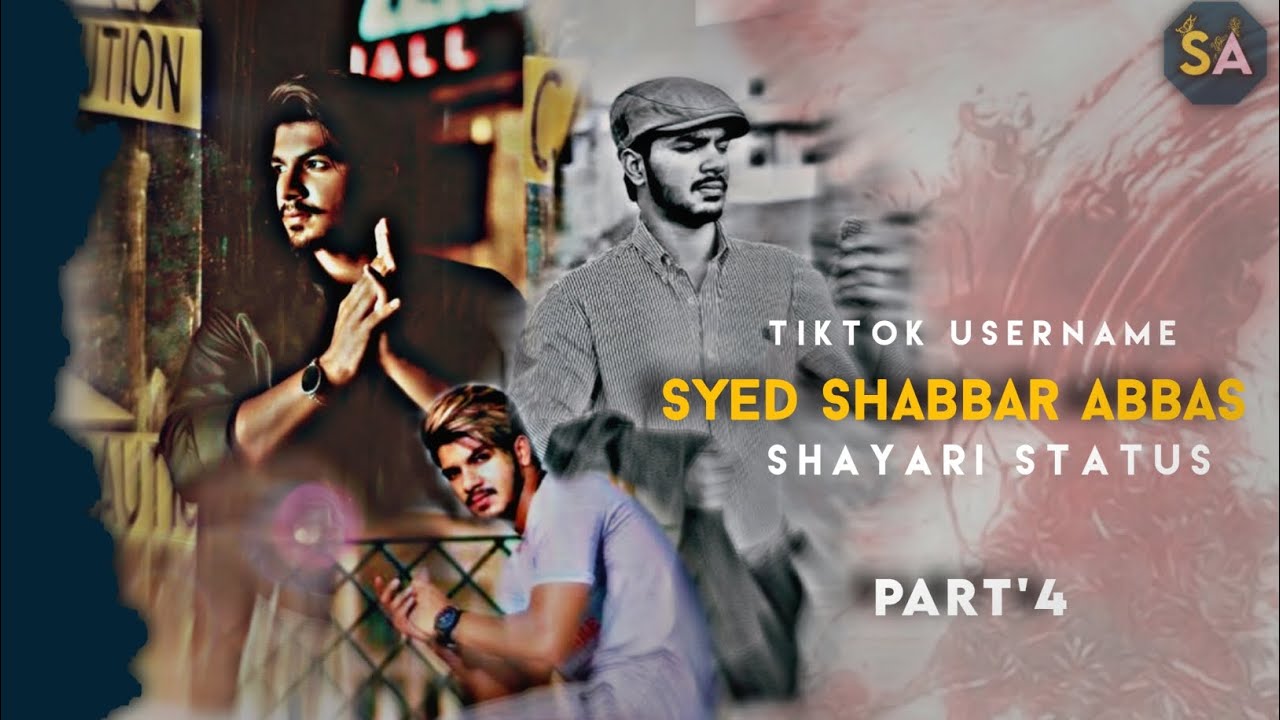 Syed shabbar abbas |•status lyrics°@sa creator