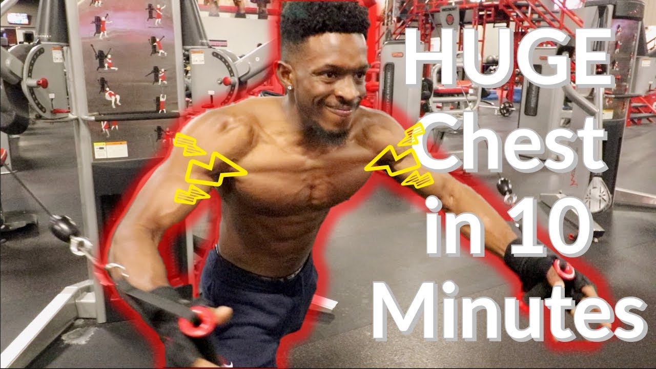 BUILD A HUGE CHEST IN 10 MINUTES (INTENSE) | Chest Workout