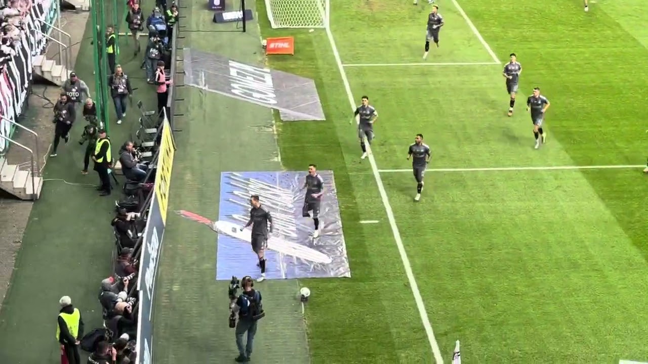 Legia Warszawa 1-0 Pogoń Szczecin 28.09.2025 r. Mileta Rajovic gol na 1-0