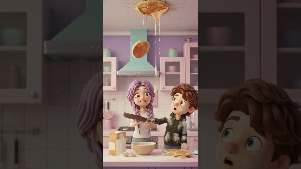🍳 Cooking Chaos! | Funny AI Animated Short | 3D #AIShorts#Funny#CookingChaos #3DAnimation #ytshorts