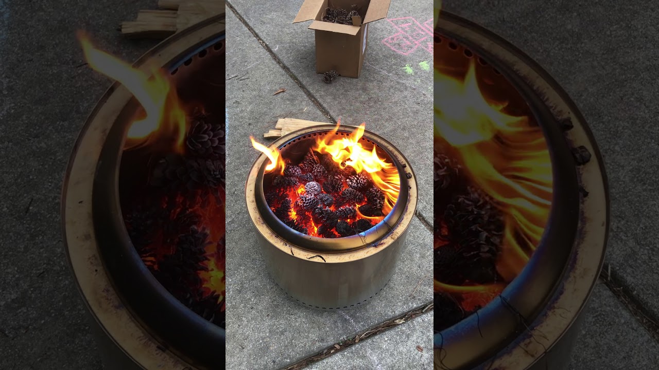 What happens when you fill a Solo Stove full of pine cones? Let’s find out.