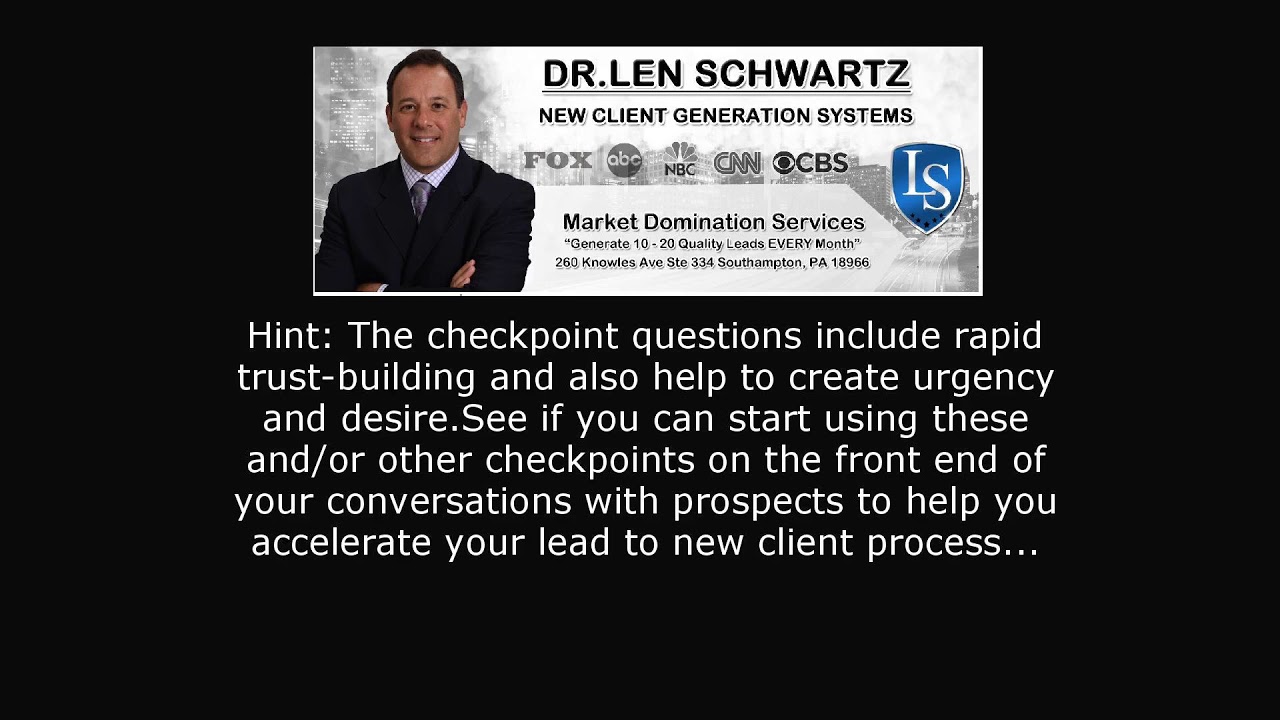 Dr. Len Schwartz - The Power of Using 