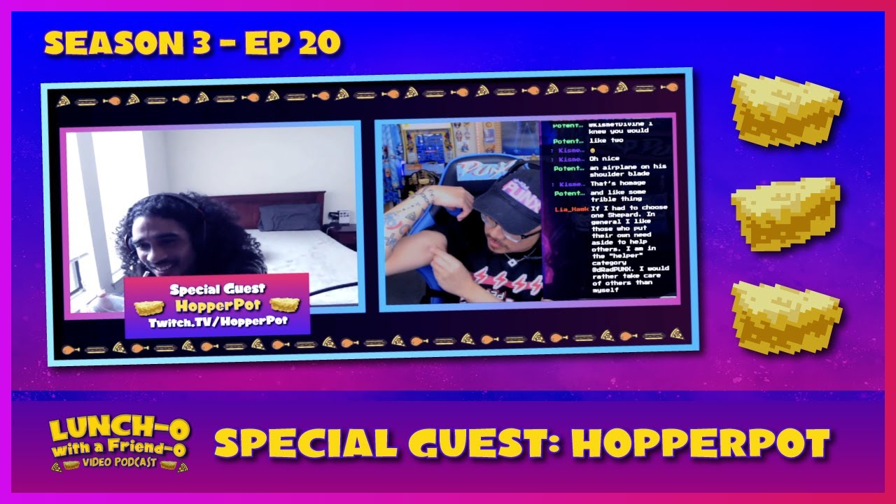 EP 20: Lunch-O with a Friend-O Video Podcast • HopperPot