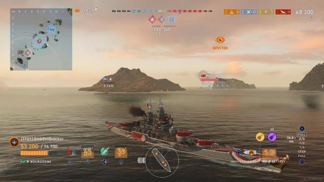 World of Warships: Legends - Punching