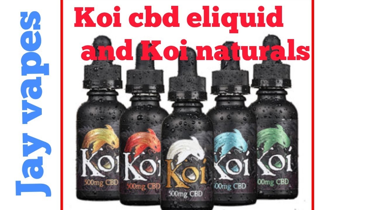 Jay vapes QUICK REVIEW Koi naturals and Koi cbd eliquid