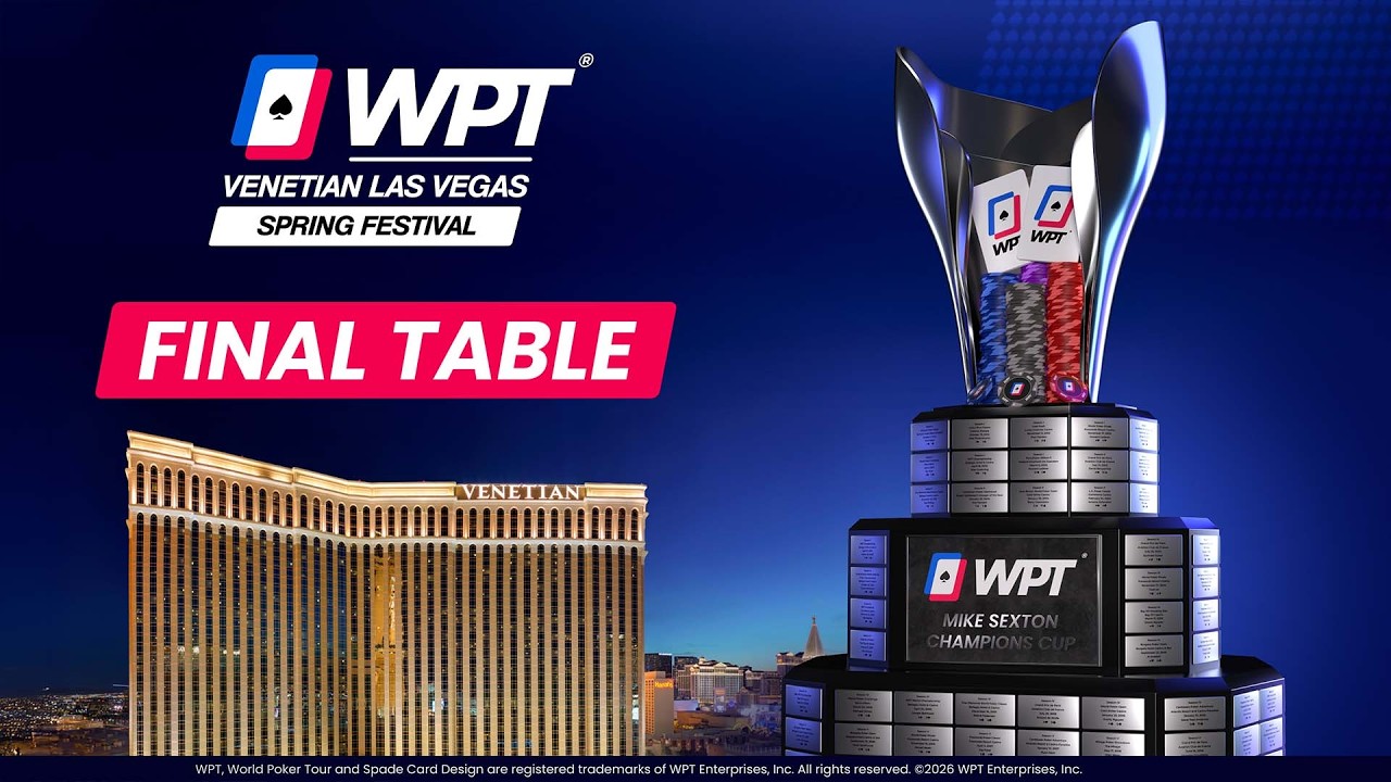 🔴 WPT Venetian Spring Championship Final Table | $2,234,400 PRIZE POOL