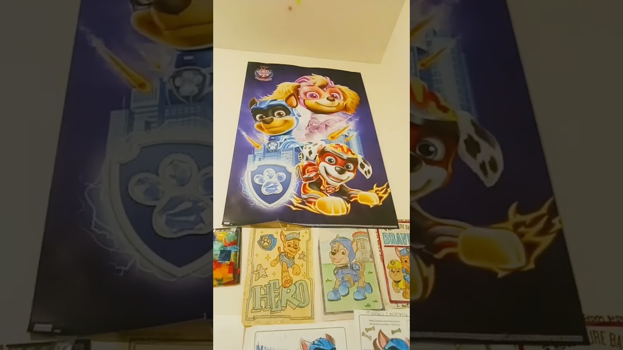 I got a PAW patrol poster