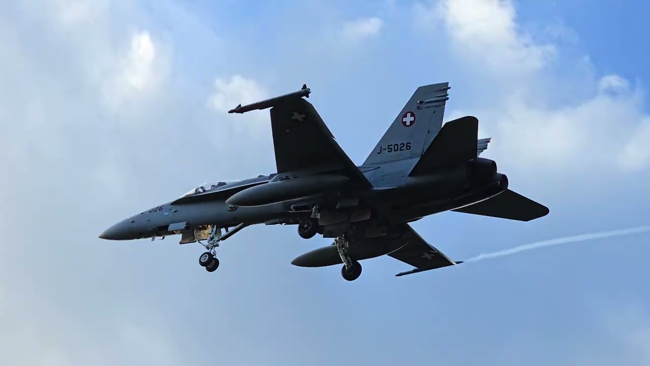 Yorknight 2025 raf leeming swiss f18 arrived 