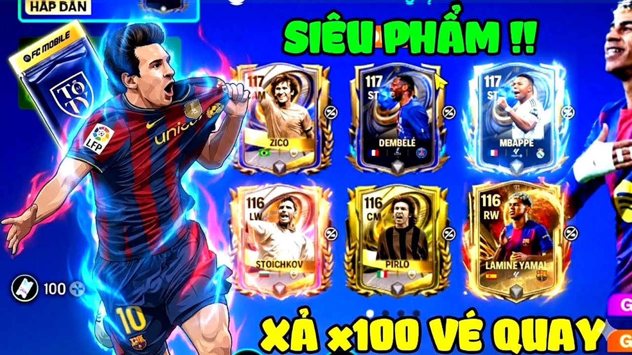 Fc Mobiles - Xả x100 Vé Toty Events Chính Thức Lộ Diện