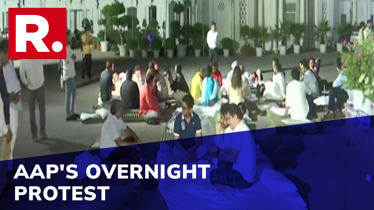 AAP MLAs Stage Overnight Protests In Delhi Assembly; Demand L-G VK Saxena's Resignation