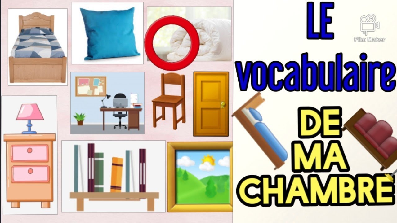 Apprendre le vocabulaire de la chambre à coucher 🛏 en français facilement
