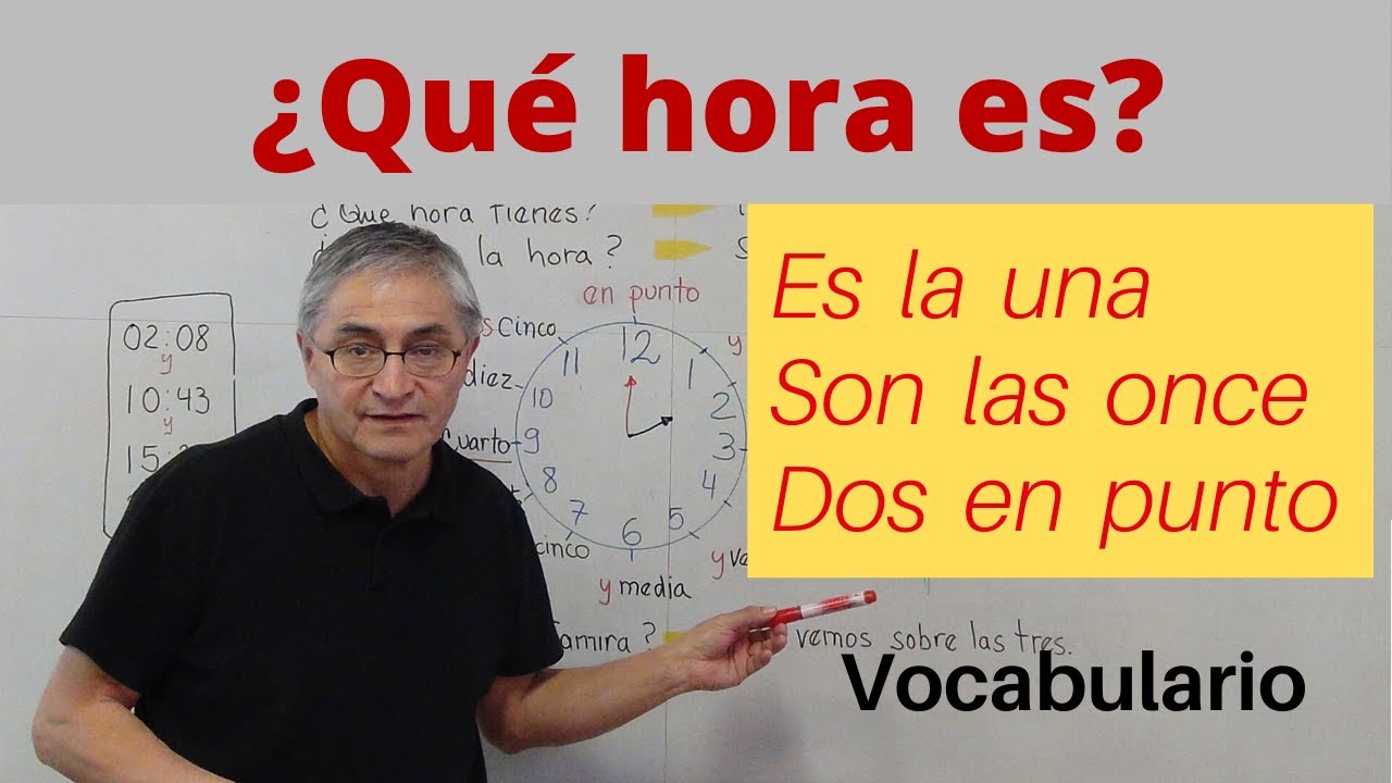 &iquest;Qu&eacute; hora es?