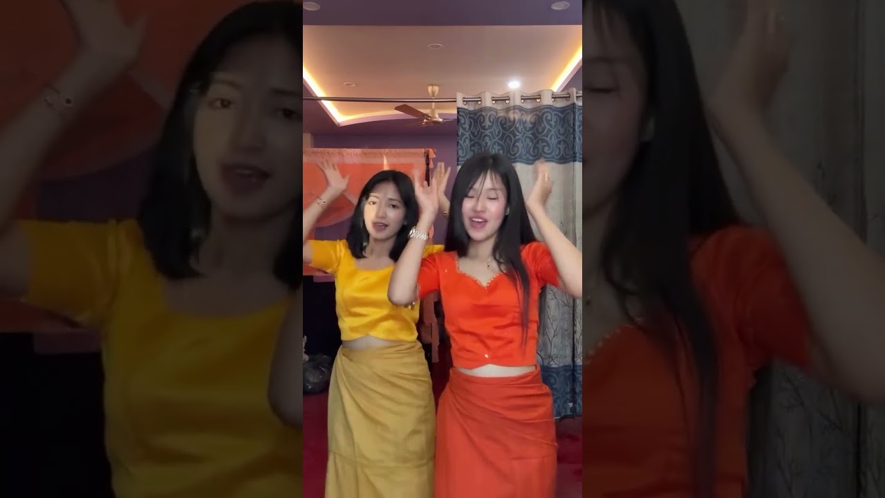 Puba thangba🎶|| toijam_lanchenbi 💛& priyngka🧡#trending #reels #manipur #viralshort #ytshorts