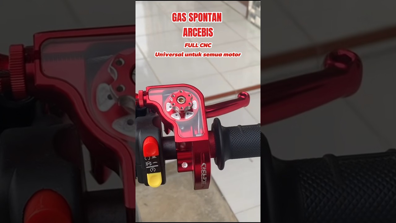 Gas spontan acerbiss full cnc universal untuk semua motor #shorts #gasspontan #shopee #viral