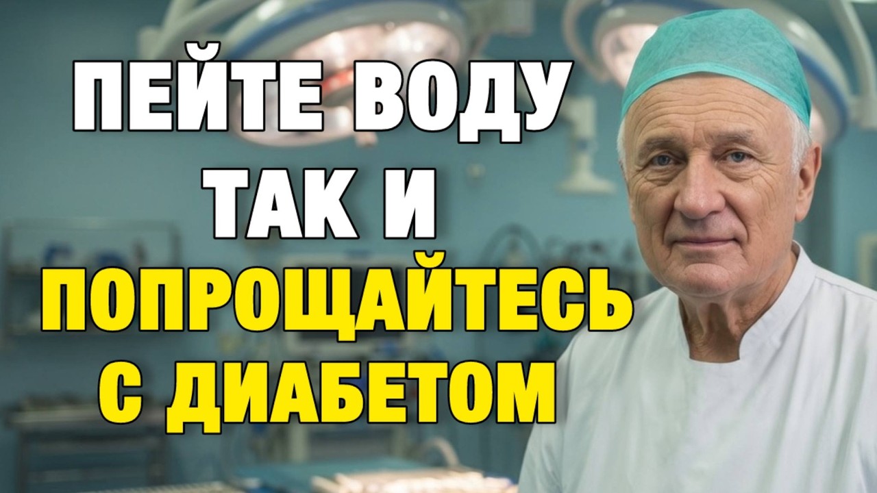 1 привычка с водой, которая тихо ломает поджелудочную после 50