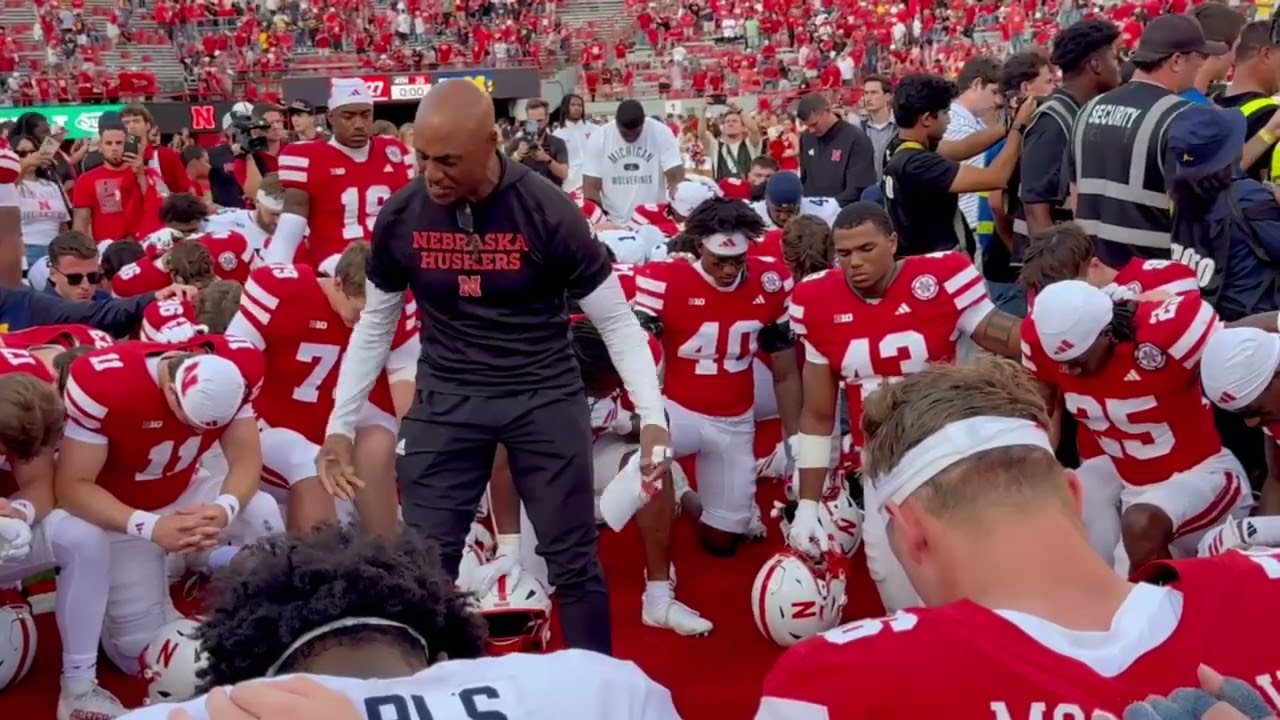 Nebraska x Michigan Post Game Prayer