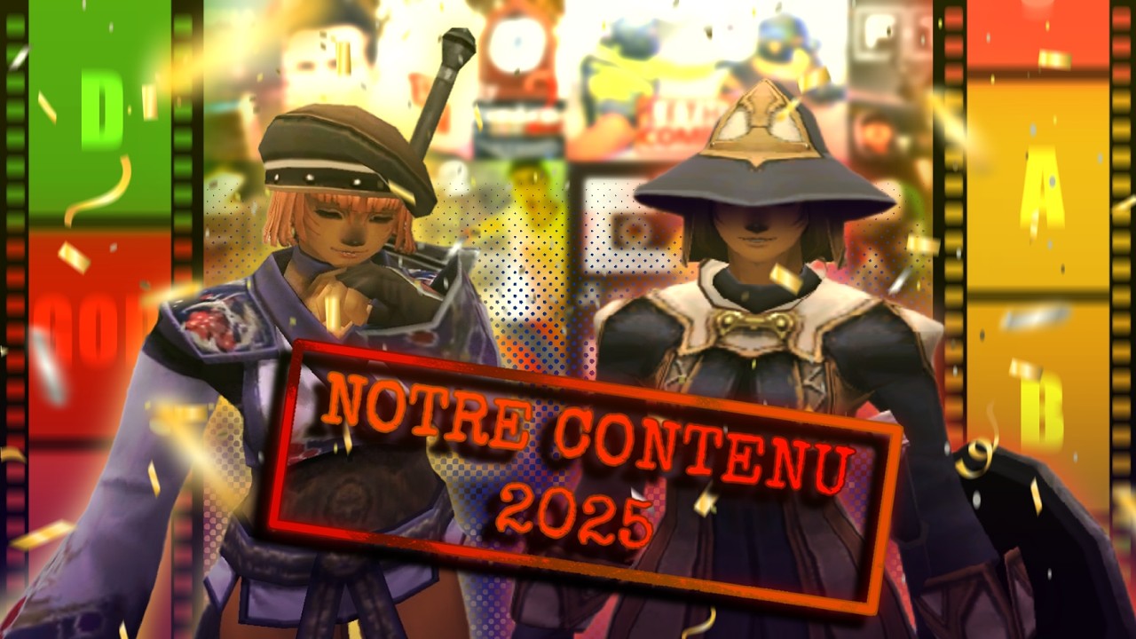NOTRE CONTENU 2025 ! (tier list)
