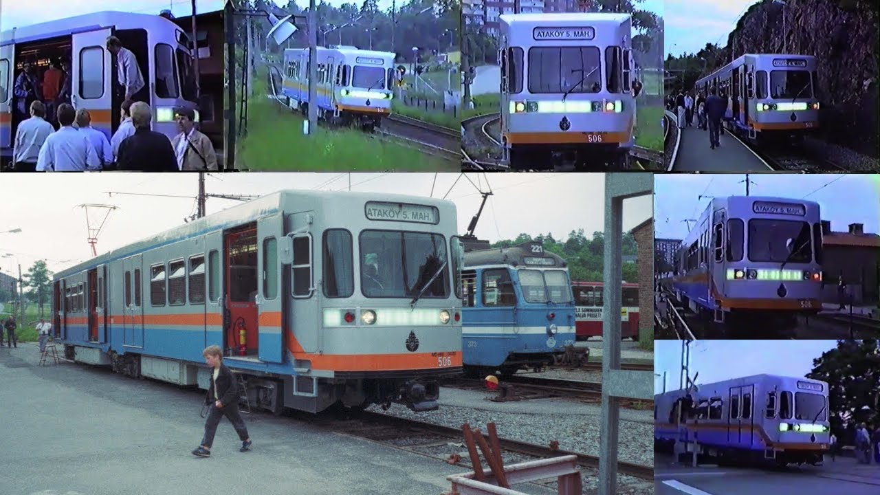 1988 Yılı ABB Aracının Test Sürüşleri Ve 1998 Yılında M1 Aksaray-Yenibosna Metro Hattı