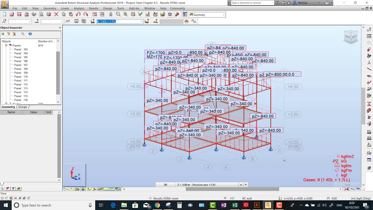Robot Structure Chapter 6.3 การสร้าง Load Combination