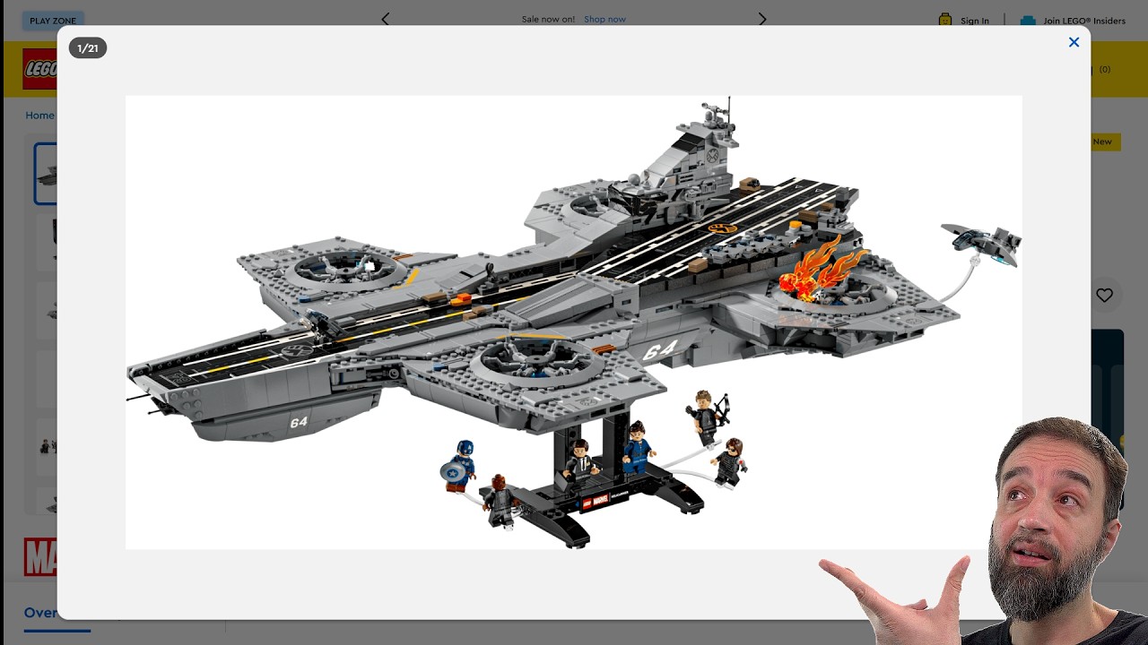 Nowy helikopter LEGO Marvel SHIELD Helicarrier: nieco mniejszy i tańszy niż poprzedni #NotSponsored 76354