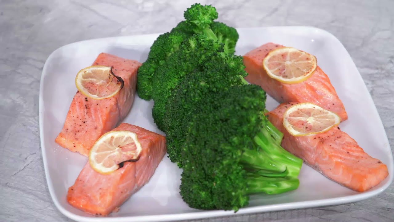Baked Salmon With Broccoli Recipe - NuWave 14QT Brio Model #38001