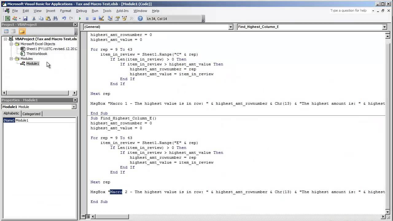 VBA Excel Combining Multiple Macros (2 or more Macros)