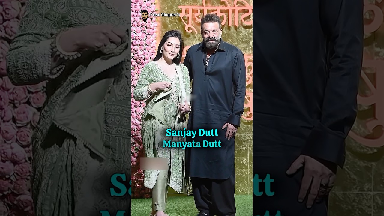 Sanjay Dutt & His Wife Manyata Net Worth Difference #bollywood #sanjaydutt #manyatadutt
