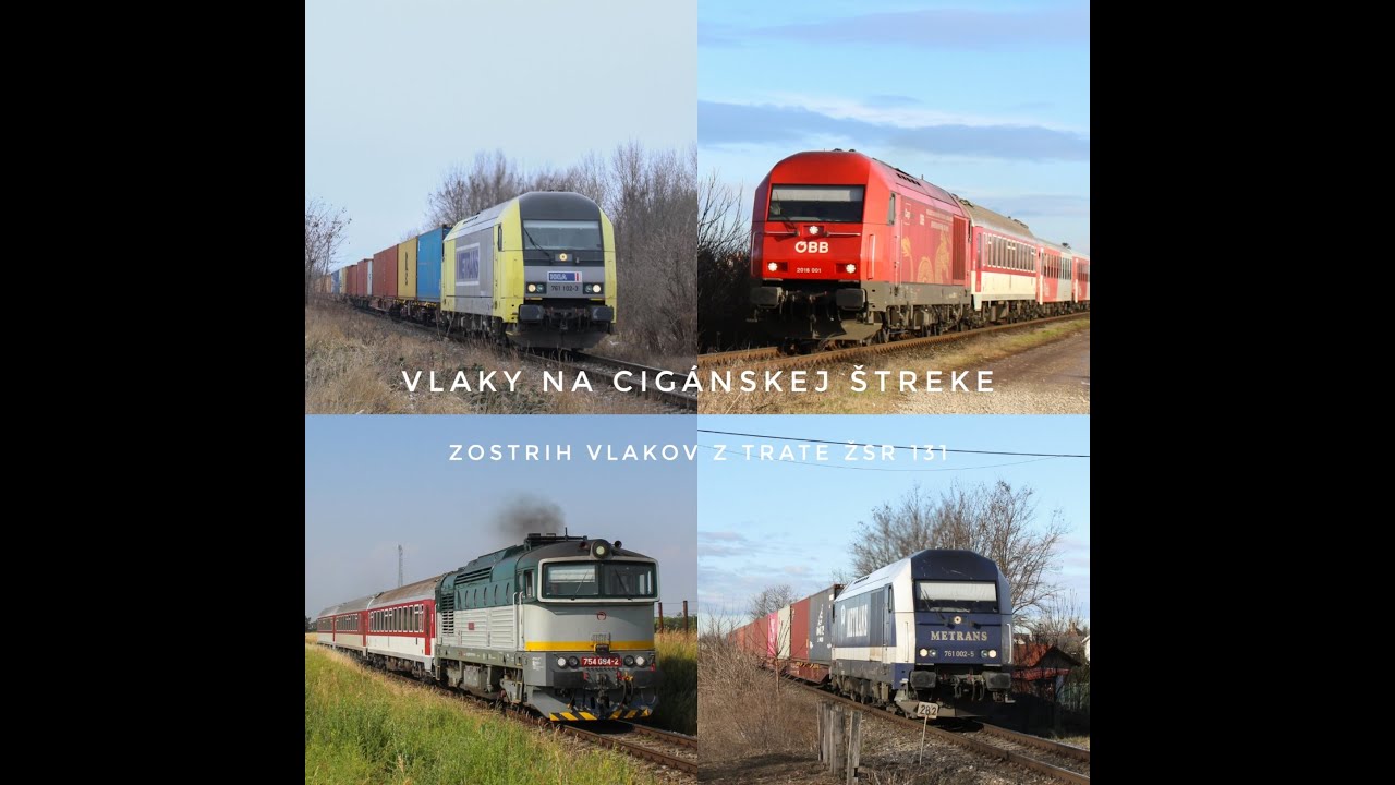 Vlaky na trati ŽSR 131 Bratislava - Komárno