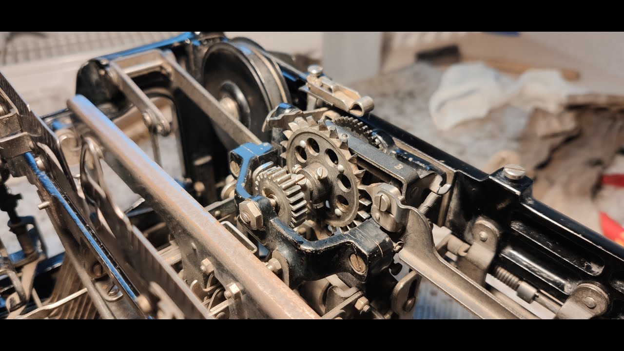 Wie funktioniert die Schaltmechanik einer Schreibmaschine?