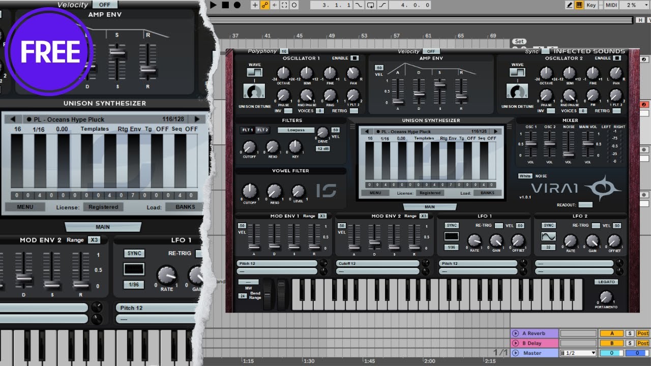 Free VST Synthesizer Vira1 v1.0.1