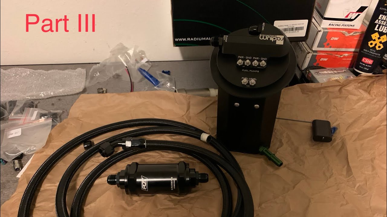 Installing the RADIUM dual pump on my S550 Mustang GT/PartIII