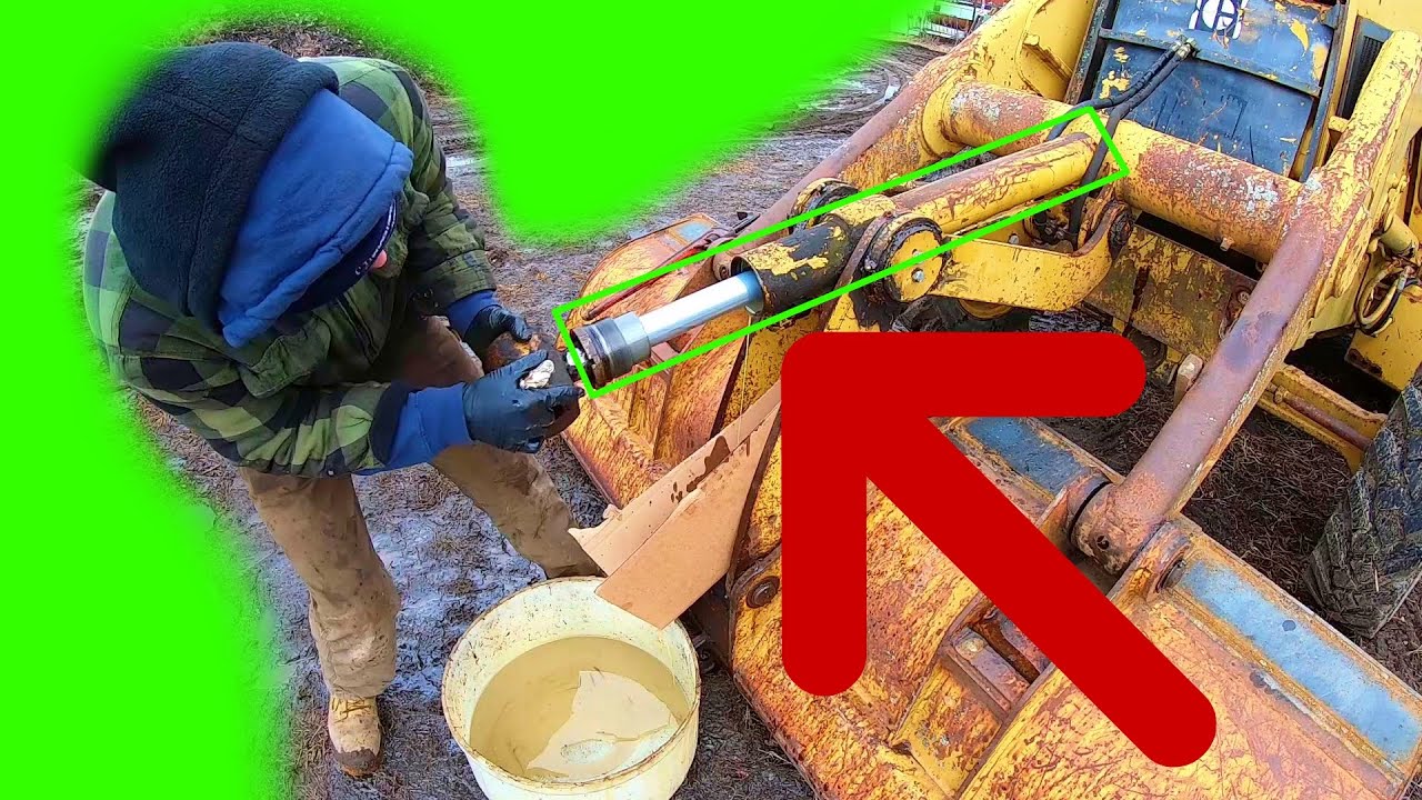 Repacking a Hydraulic Cylinder on a CAT Loader