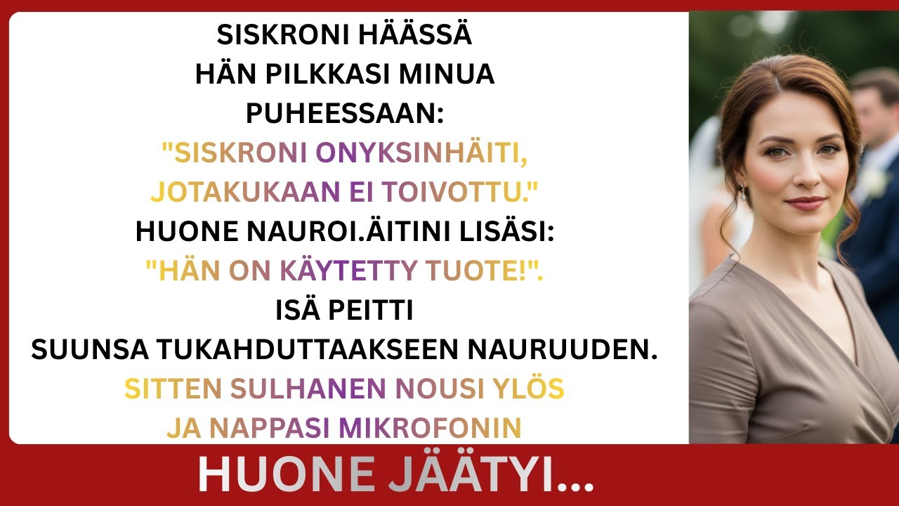 Kun siskoni kutsui minua 