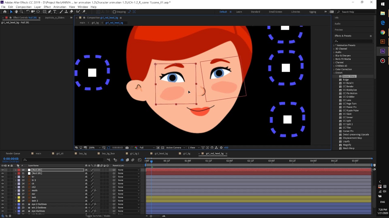 Создаем персонажа в After Effects Duik и Joystick