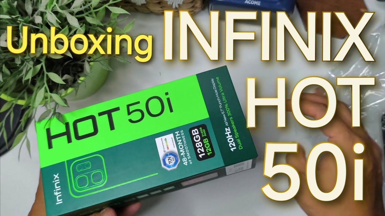 Unboxing Handphone INFINIX HOT 50i