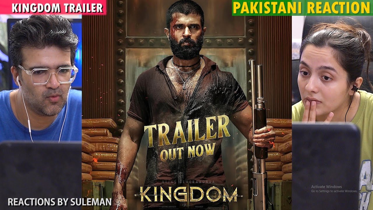 Pakistani Couple Reacts To KINGDOM Trailer | Vijay Deverakonda | Satya Dev | Bhagyashri | Anirudh