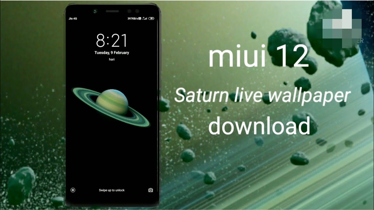miui12 Saturn live wallpaper download 😍😍😍