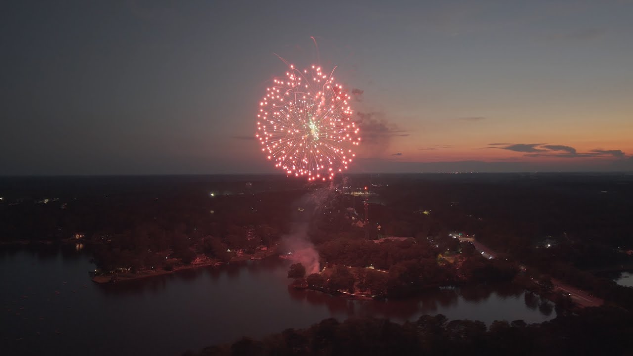 Peachtree City Fourth of July Fireworks display