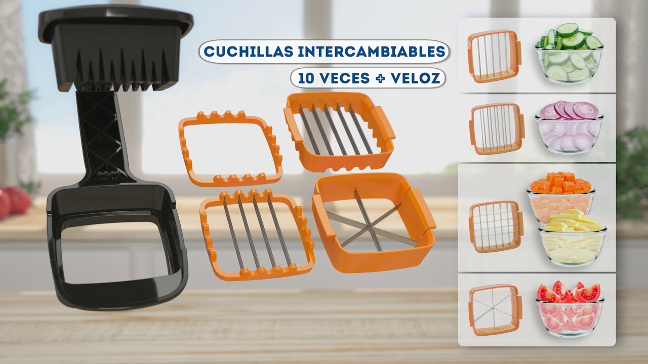 Cortes profesionales de frutas y verduras en segundos 😱 | Nicer Dicer Quick