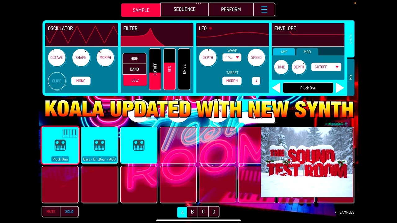 KOALA Sampler - Epic Update - NEW Internal Synth Added Called QUOKKA - Full Tutorial for iOS