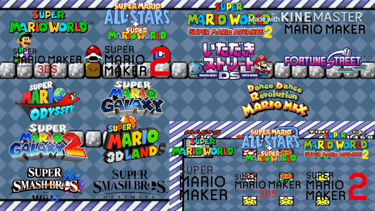 Super Mario World Bonus Theme Ultimate Mashup 21Songs Re-upload from Mario New Japan