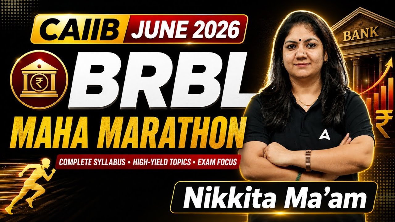 BRBL Marathon | CAIIB BRBL Maha Marathon | BRBL June 2026 Marathon | Nikkita Mam