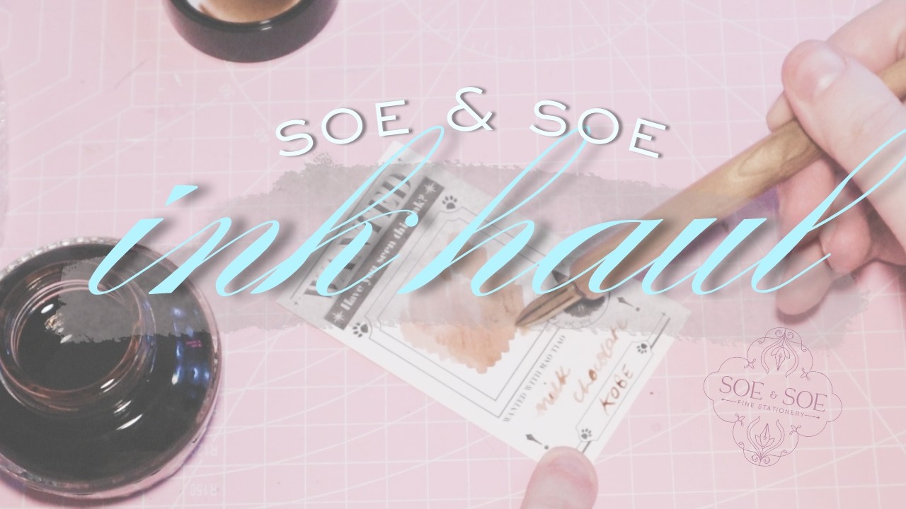 Soe & Soe Haul! Ink Samples and Swatching ✒️| MeltingPotPaper