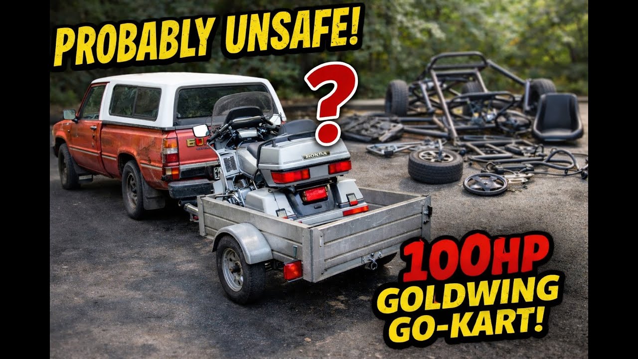 Probably Unsafe: 100HP Goldwing Go-Kart Build