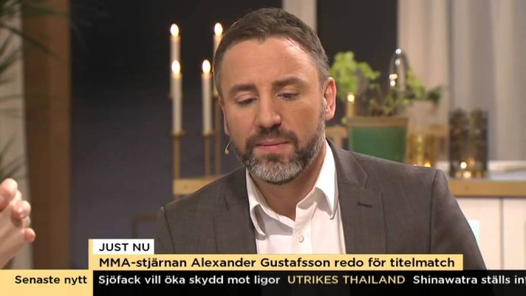 MMA-stjärnan Alexander laddar inför mötet med Johnson - Nyhetsmorgon (TV4)