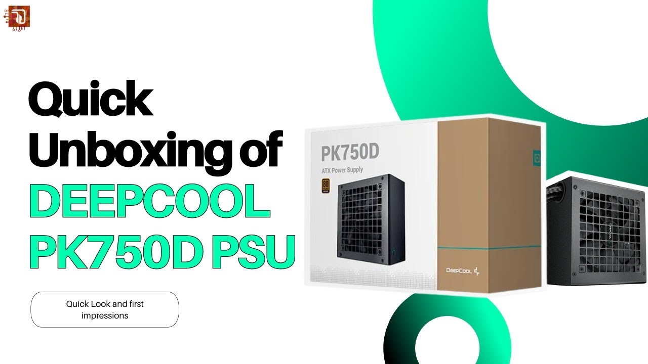 Quick Unboxing of DEEPCOOL PK750D PSU | 80 plus bronze certified |#quickview #unboxing #gamingsetup